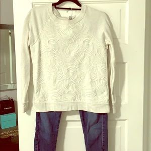 JCrew Embroidered Sweatshirt